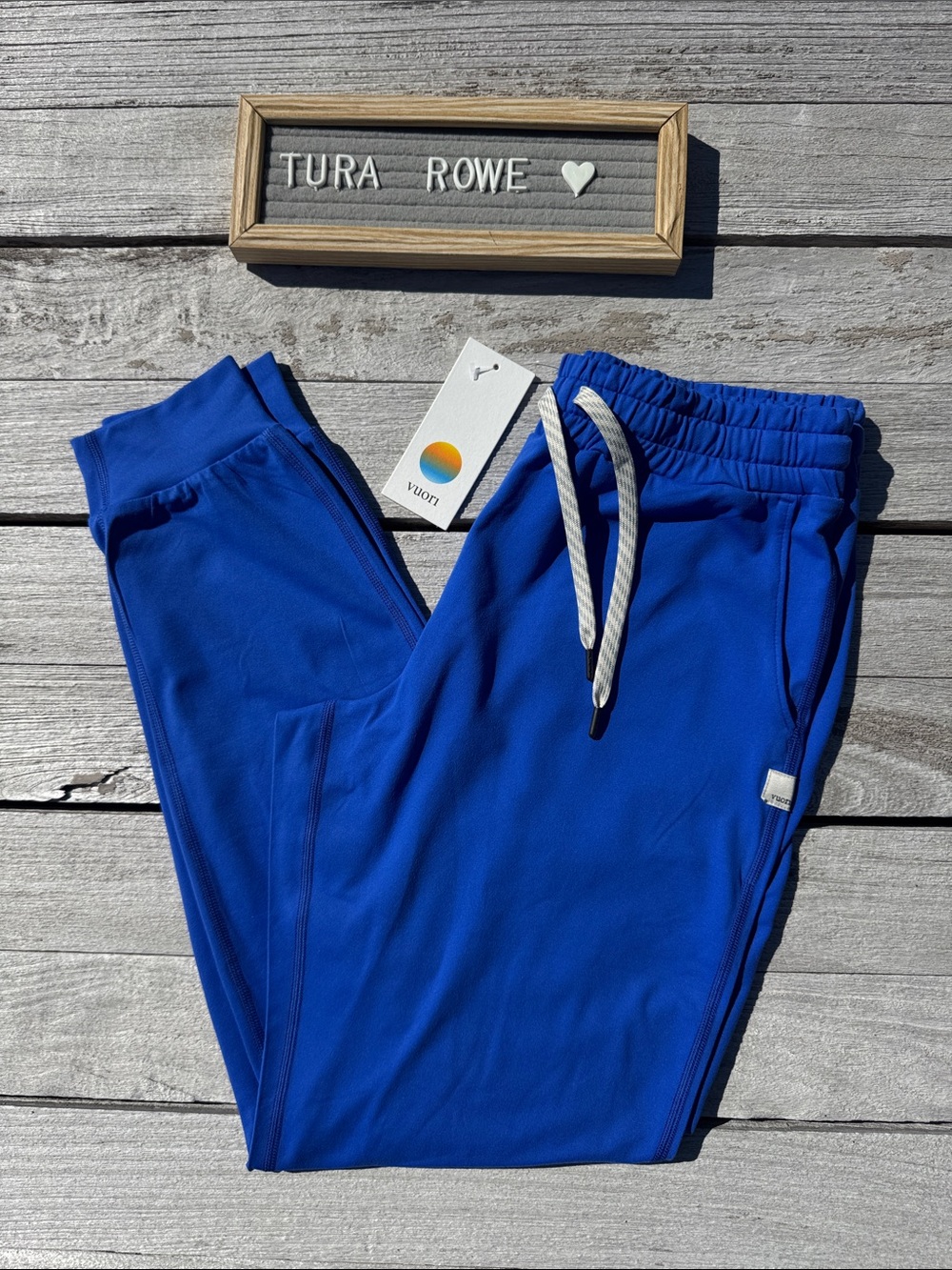 Vuori Performance Jogger Long Electric Blue Women’s XS NWT Tall